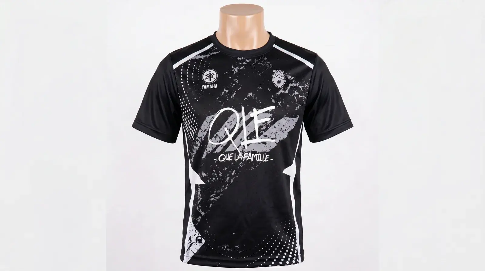 Maillot QLF Noir porté de face