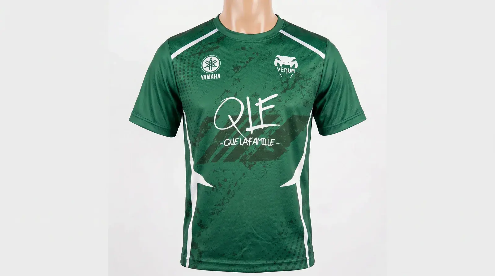 Maillot QLF Vert porté de face